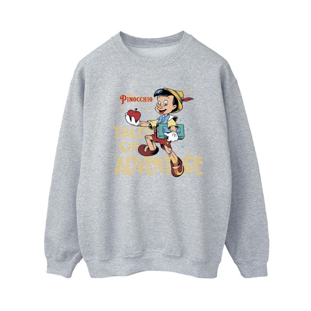 Pinocchio Womens/Ladies Tales Of Adventure Sweatshirt / Sport Grey